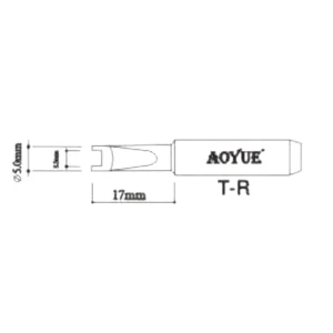 Pointe de fer à souder Aoyue TR compatible pour stations de soudage