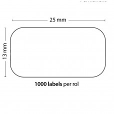 Roule De 1000 Étiquettes Adhésives 25mm*13mm Pour Dymo Compatible 11353