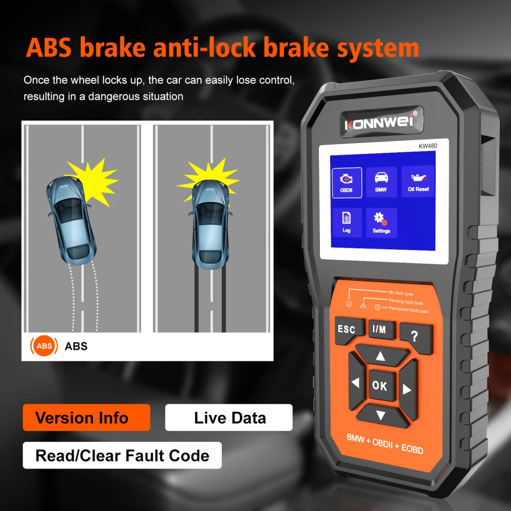 Scanner diagnostic BMW Konnwei KW480 - Outil OBD2 pour BMW