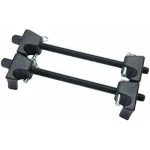 Herramienta para comprimir resortes de suspensión en taller automotriz