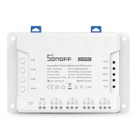 Sonoff 4ch Pro R3 Wifi Wireless Smart Switch 433mhz Minuterie De Montage Sur Rail Din 4 Voies Sonoff 4ch Pro R3 Contrôle Vocal Sonoff 4ch Pro R3 Wifi Wireless Smart Switch 433mhz Minuterie De Montage Sur Rail Din 4 Voies Sonoff 4ch Pro R3 Contrôle Vocal