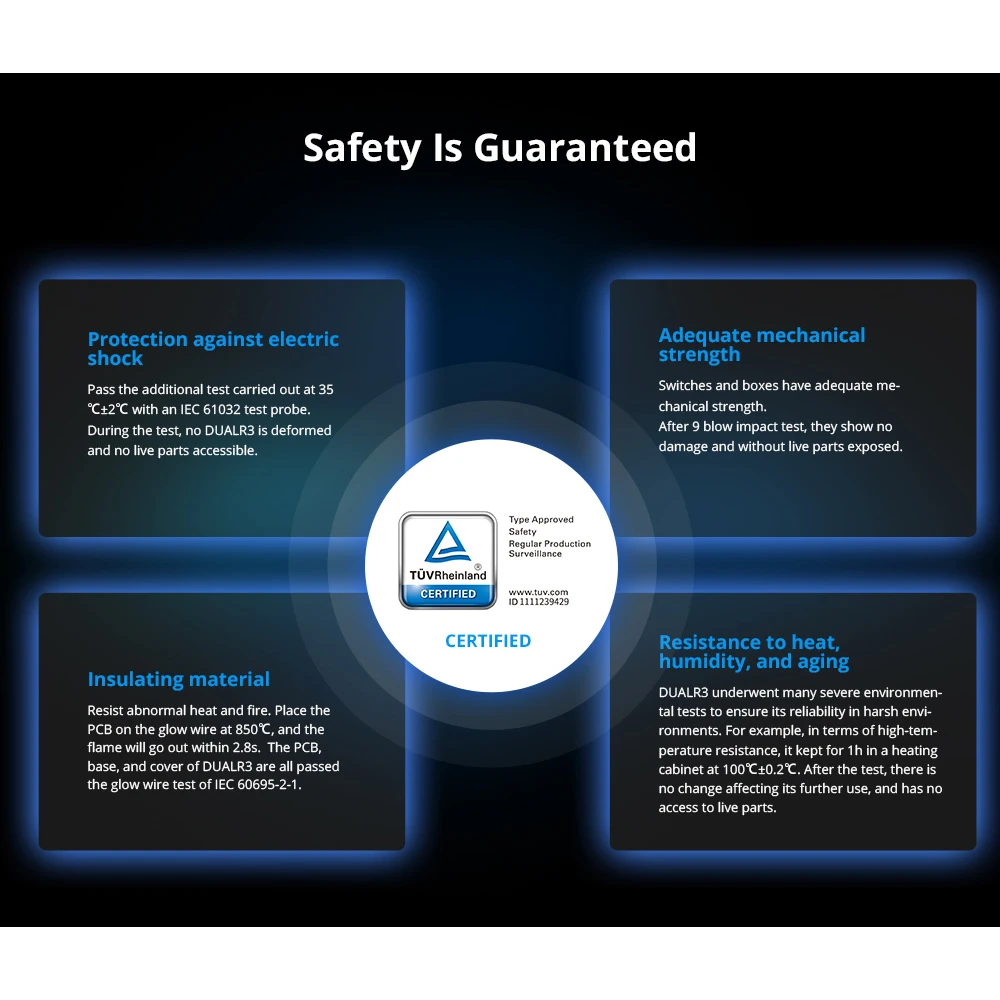 SONOFF DUAL R3 interrupteur intelligent double avec mesure de puissance et domotique