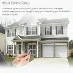 Instalación del sensor SONOFF DW1 433Mhz en puerta de madera