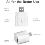SONOFF Micro adaptateur USB WiFi intelligent pour contrôle à distance et automatisation