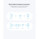 SONOFF SDW2 Capteur d'ouverture WiFi sans fil pour porte et fenêtre