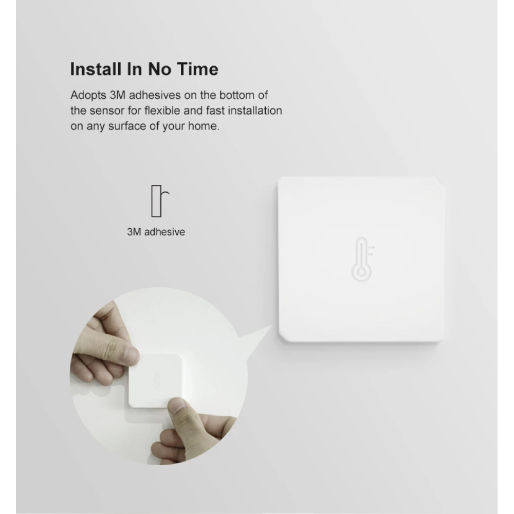 Detalle del SONOFF SNZB-02 sensor de temperatura y humedad ZigBee