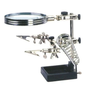 Mlink Support loupe pour soudure électronique avec mains libres et support fer à souder