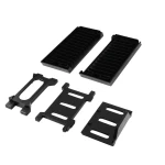 Soporte vertical multifunción con consola PS4 y discos organizados