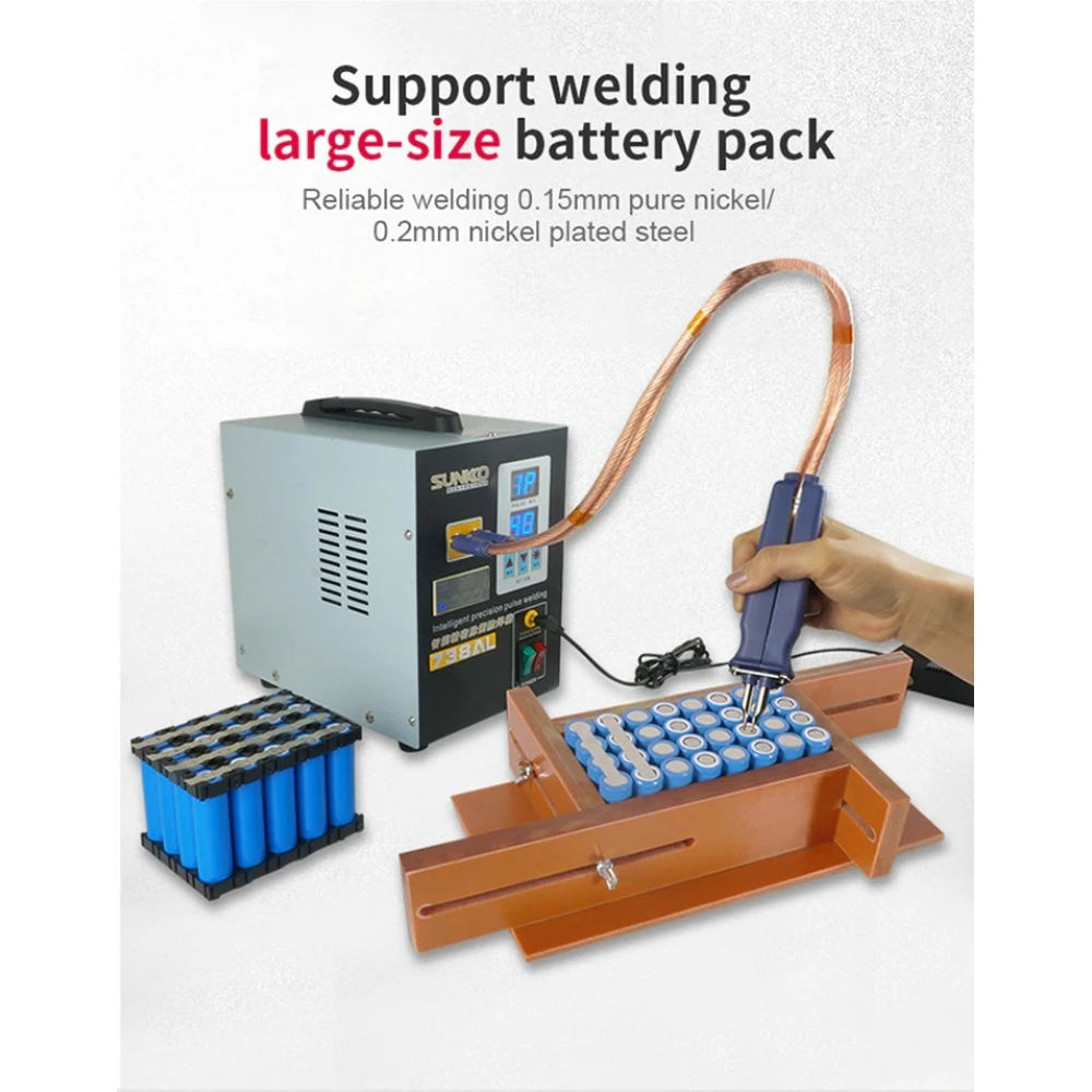 Mini molinillo con cable USB incluido en el kit SUNKKO 738AL