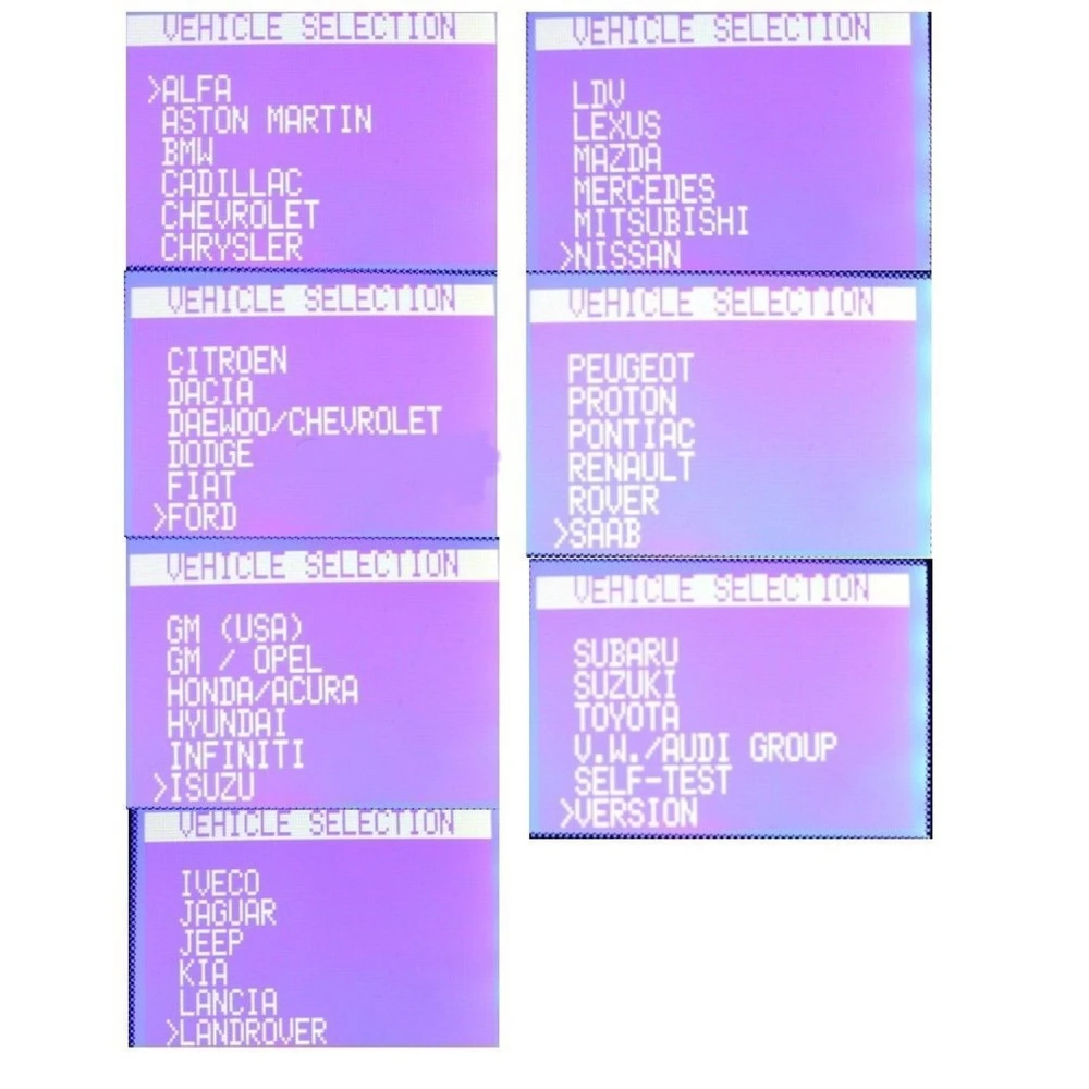 Caja y componentes del T300 Programador Llaves Universal V2017.17.8