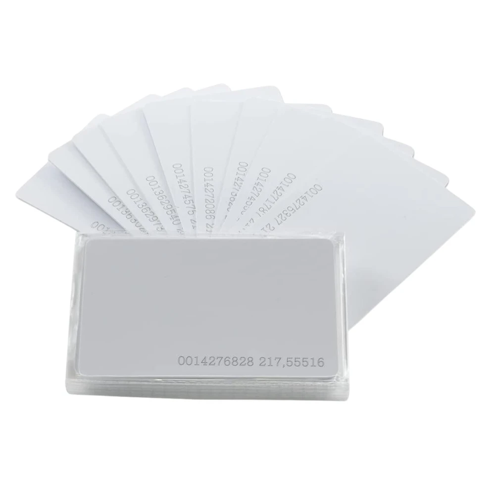 Carte de proximité RFID 125kHz TK4100/EM4100 pour contrôle d'accès