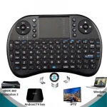 Clavier sans fil avec trackpad pour Android TV modèle T2 pour mini PC et media center