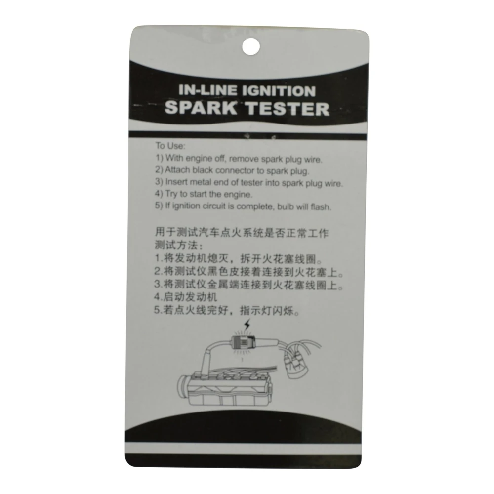 Probador de chispa para sistema de encendido de motor con bujía TSX TOOL