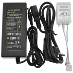 Adaptador 12V 6A y controlador para tira led rgb 5m 300 led smd 5050