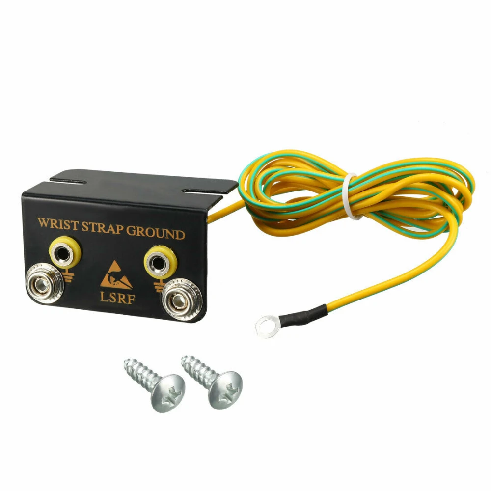 Prise de mise à la terre antistatique avec câble de 1.8 mètres