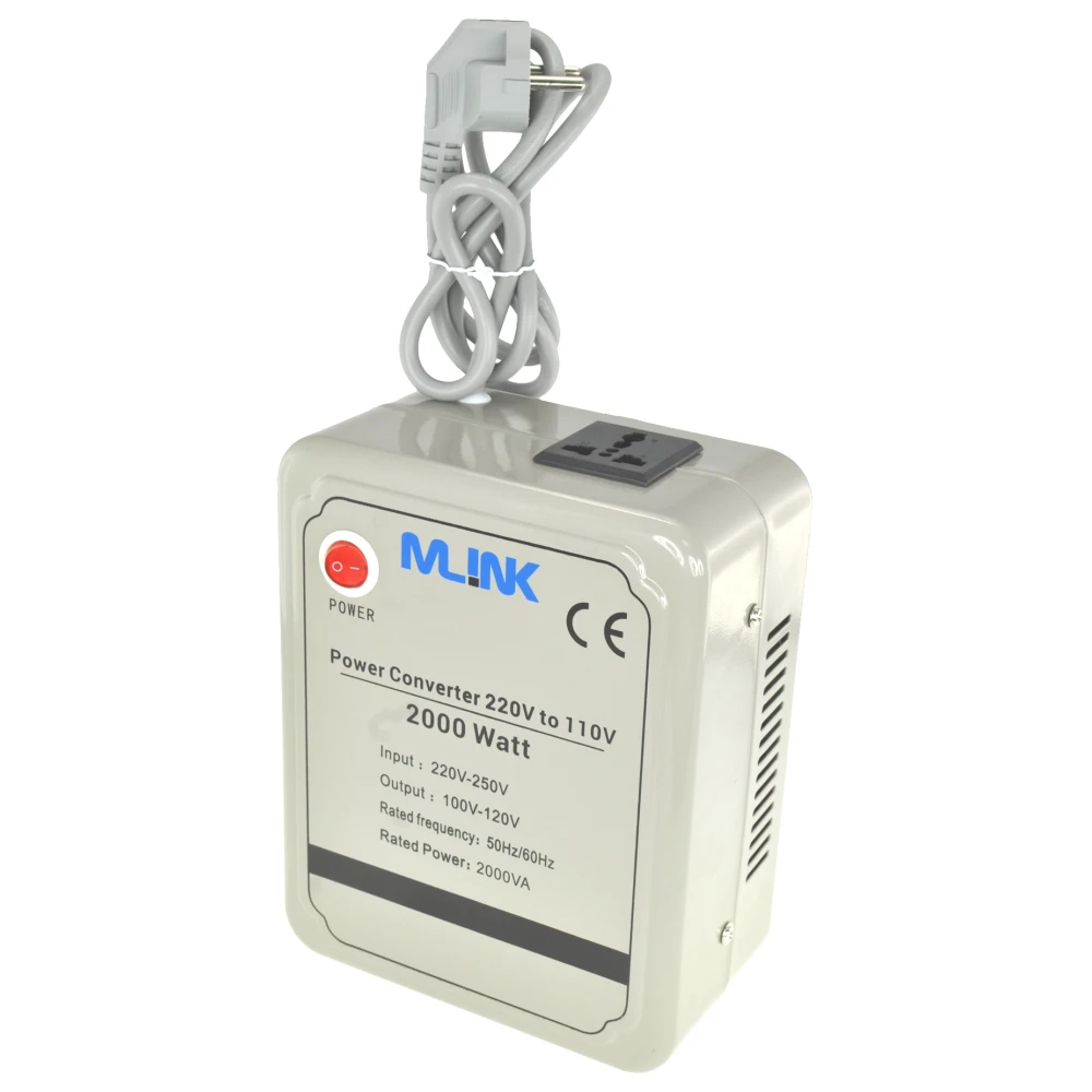 Interruptor integrado para encendido y apagado del transformador 2000w