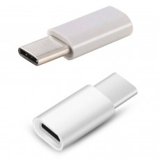 Type-C Male Connector to Micro USB 2.0 Female USB 3.1 Converter Data Adapter White color ADAPTERS  1.00 euro - satkit