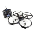 U818A drone avec caméra HD, 2,4GHz, 4 canaux et gyroscope intégré