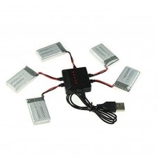 USB Charger for 5   battery of SYMA X5C/X5/X5SW/X5C1, X3/F4/X4/X2 y Hubsan H107D REPAIR PARTS HELICOPTER  4.00 euro - satkit