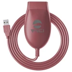 Cable VNCI J2534 Nano en uso para diagnóstico automotriz
