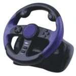 Volant de course pour Playstation 2 avec pédales et technologie Dual Shock