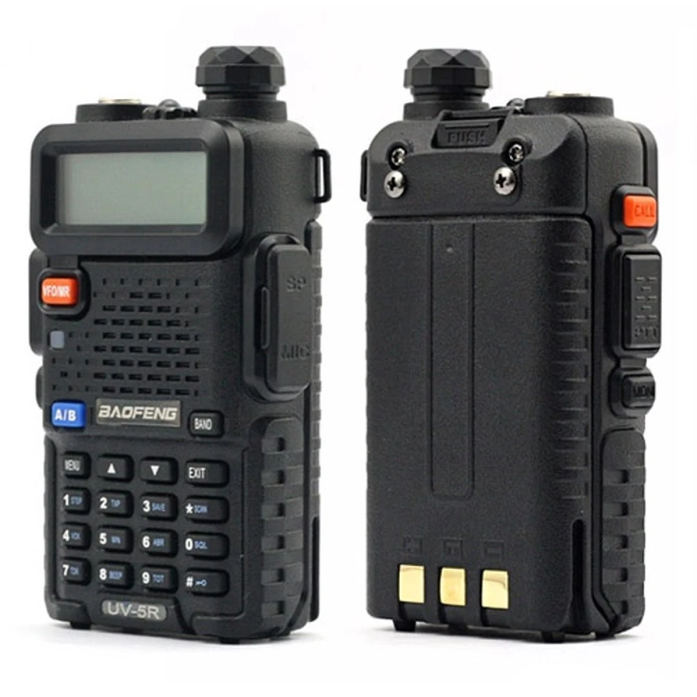 Talkie-walkie Baofeng UV-5R 8W avec oreillette et double bande VHF/UHF
