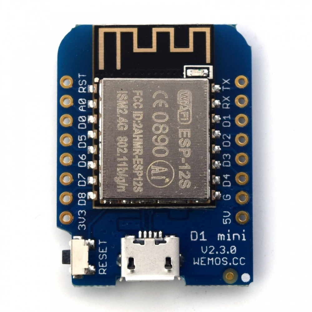 Wemos D1 Mini NodeMCU WiFi ESP8266 - Carte de développement IoT Arduino ESP8266
