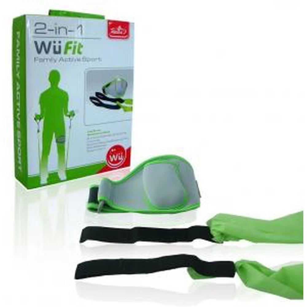 Wii 2 en 1 Active Sports Pack - set d'accessoires fitness pour Wii