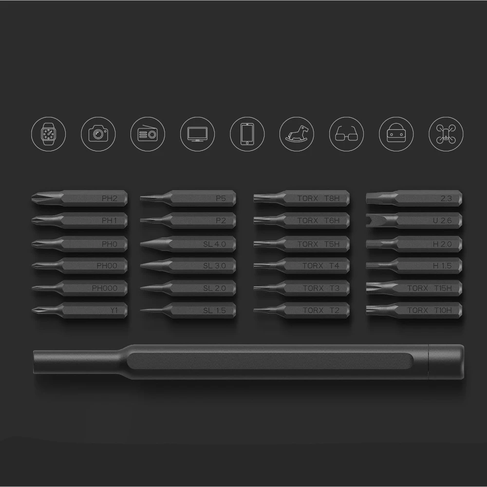 Puntas de seguridad Torx incluidas en el juego Xiaomi Mijia Wiha