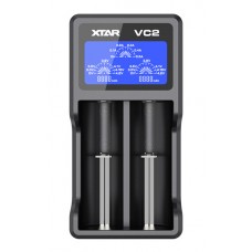 Chargeur Universel Xtar Mcvcvp124 Vc2 Avec Écran Lcd Pour Batterie Li-Ion